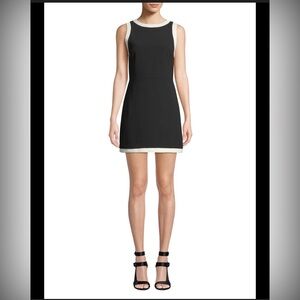 Alice+Olivia truly banded-neck fitted dress size 12